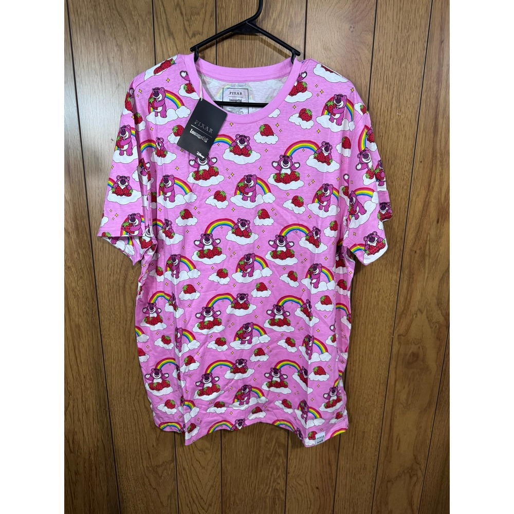 Loungefly Pixar Toy Story Lotso Rainbow T- Shirt Size XL NWT